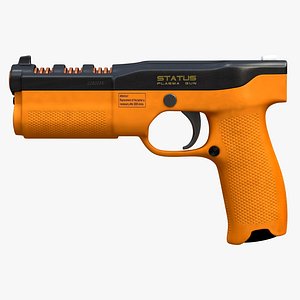 Status - Sci Fi Plasma Gun Orange