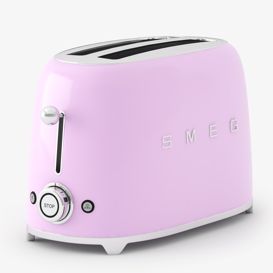 SMEG 50s Retro Style Toaster 3d model