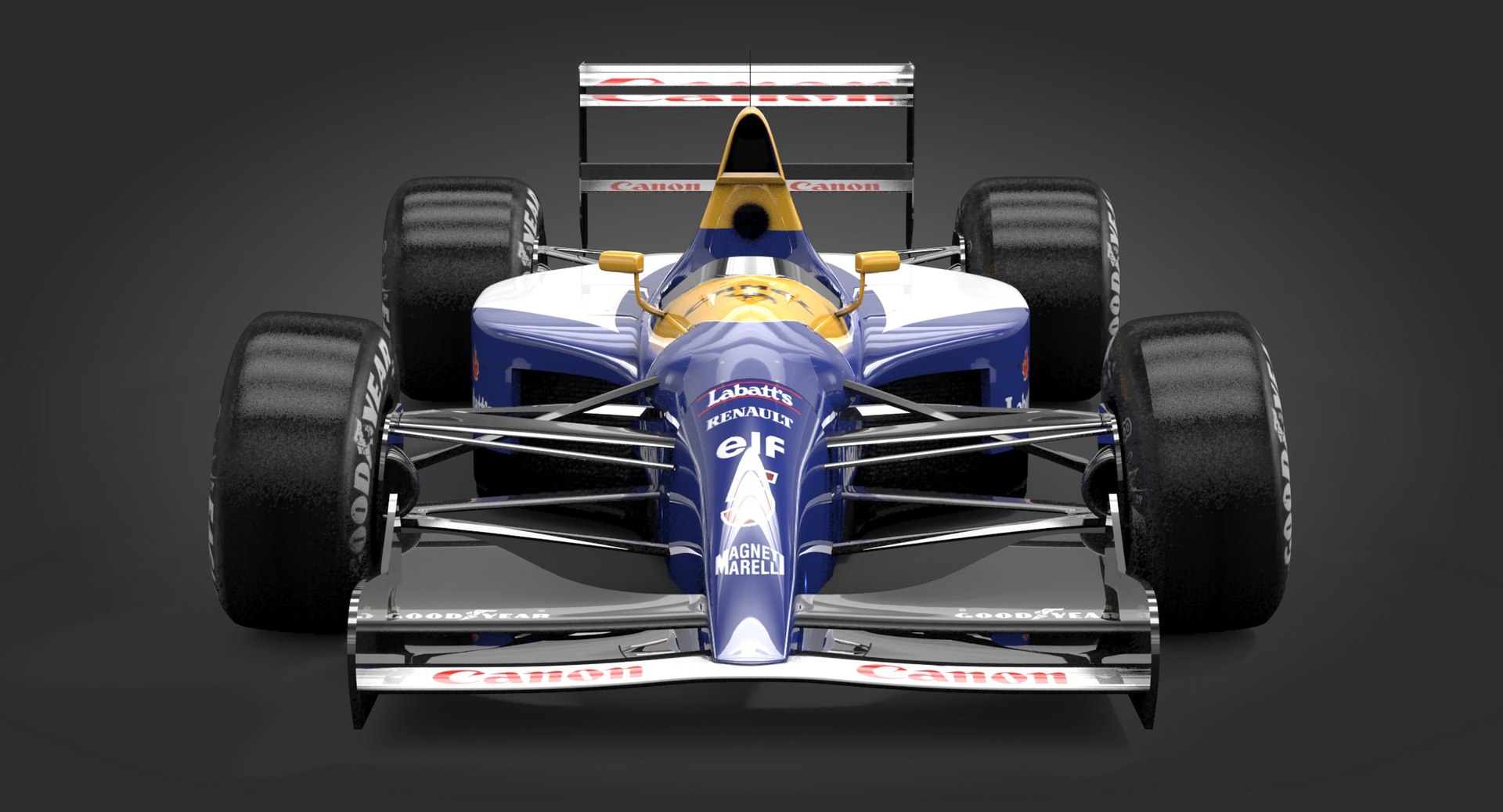 3d Model Williams Fw14b Formula 1