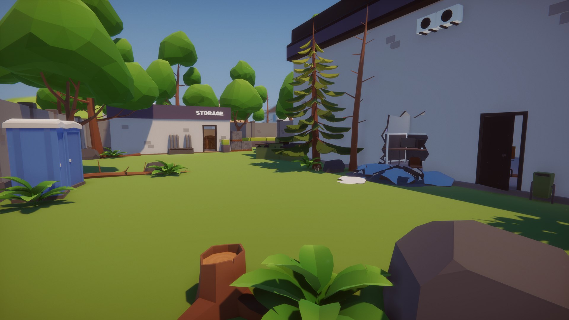 3D Low Poly FPS Map Vol3 Shooter Office Interior Map For Unity ...
