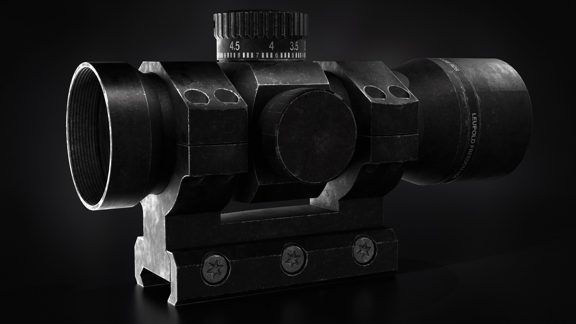 Red Dot Sight 3D Model TurboSquid 2090417