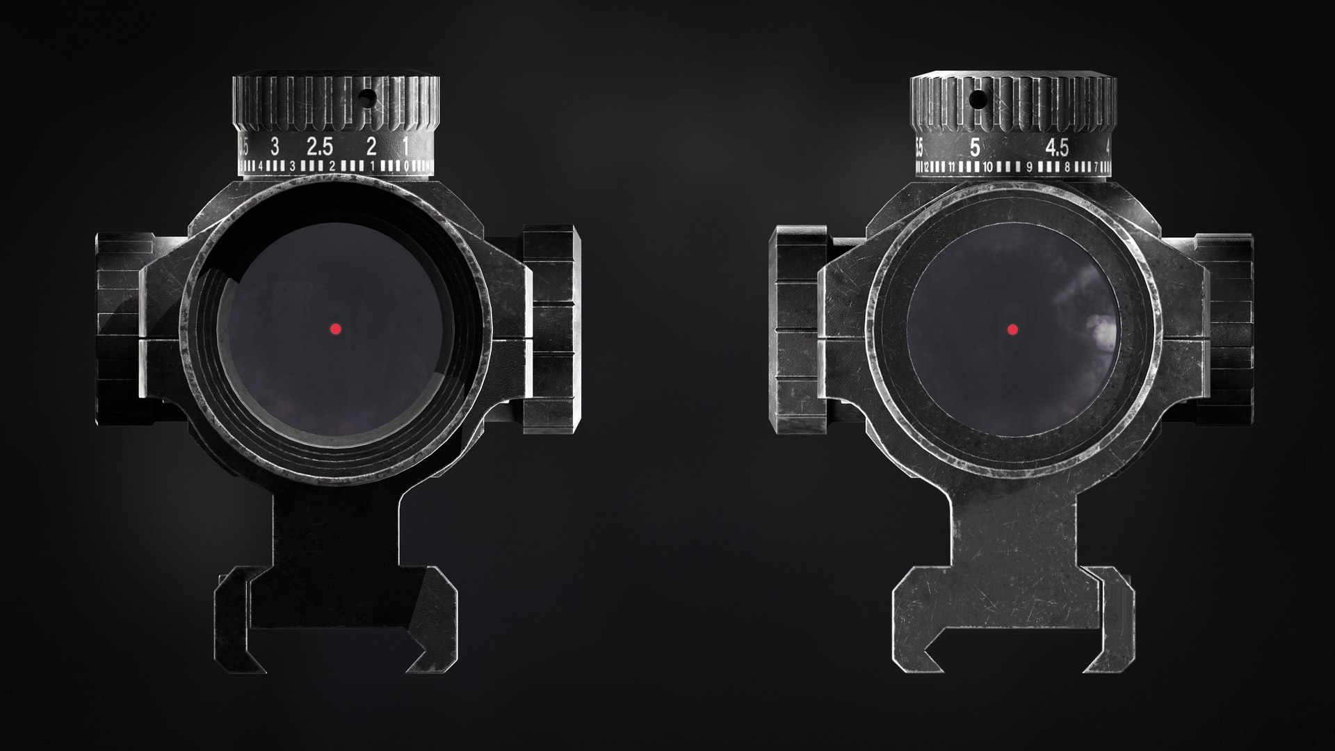 Red Dot Sight 3D Model TurboSquid 2090417