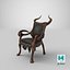 3D model african furniture decorative