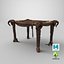 3D model african furniture decorative
