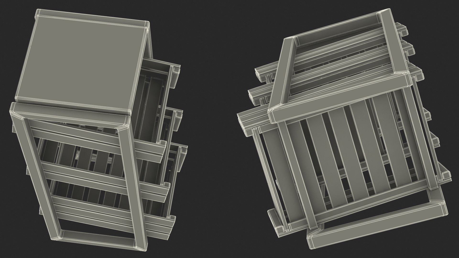 Wooden Vegetable Rack With Drawers Model TurboSquid 1912703   Woodenvegetablerackwithdrawers3dmodel024 