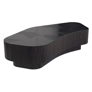 Kumo Cocktail Table  Ebony Alexander Lamont 3D model