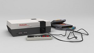 Nintendo NES 3D model