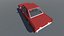 Low Poly Muscle Car Coupé con interni GIOCO MOBILE PRONTO