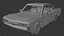 Low Poly Muscle Car Coupé con interni GIOCO MOBILE PRONTO