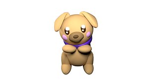 dog nellie 3D model