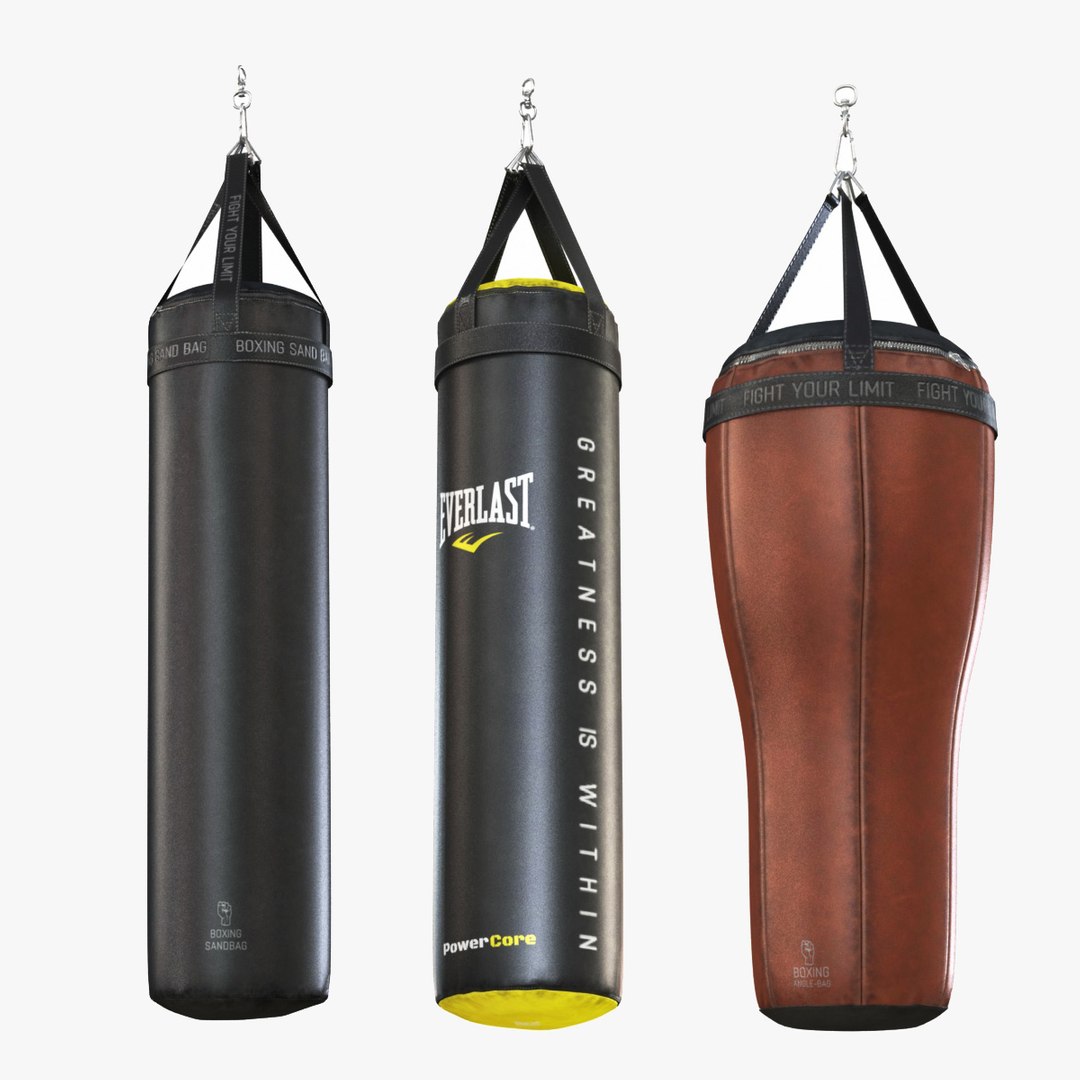 3D Boxing Heavy Bag Collection Model TurboSquid 1947933