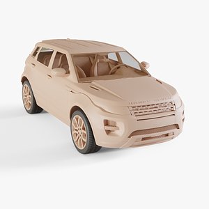 3D model 2012 Land-Rover Evoque