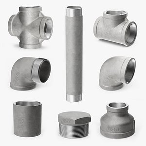 3D Plumbing Pipes Collection 5