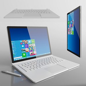 surface book 3d model