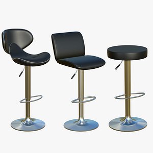 Bar Stool Chair V28 3D