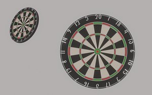 3D Dart Board model