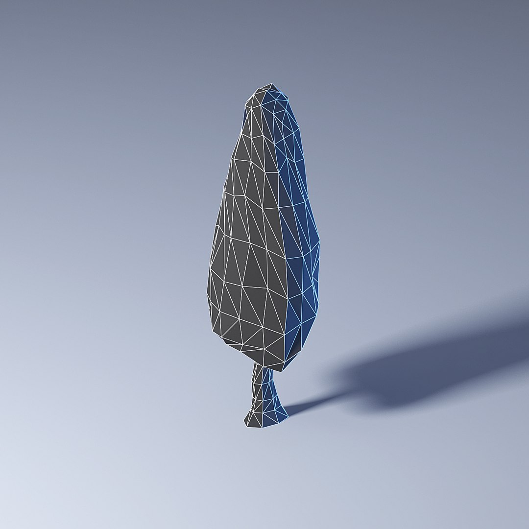 Polygonal Low-poly Tree 3D - TurboSquid 1218134