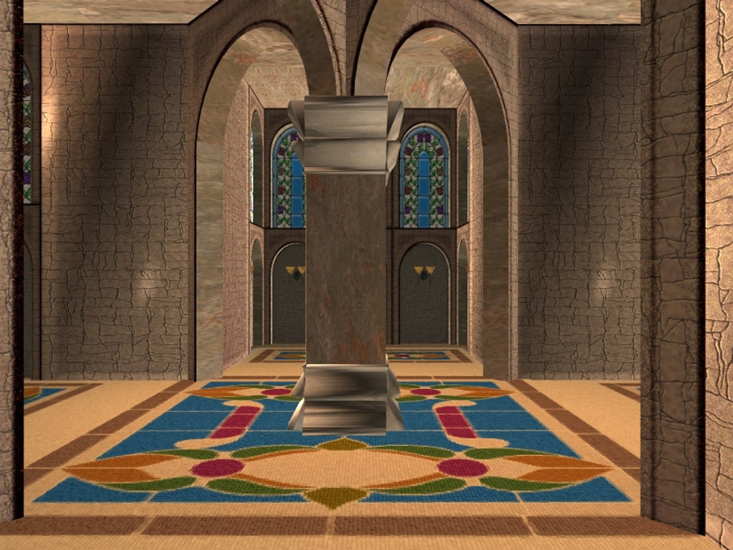 3d model set scenes architectural
