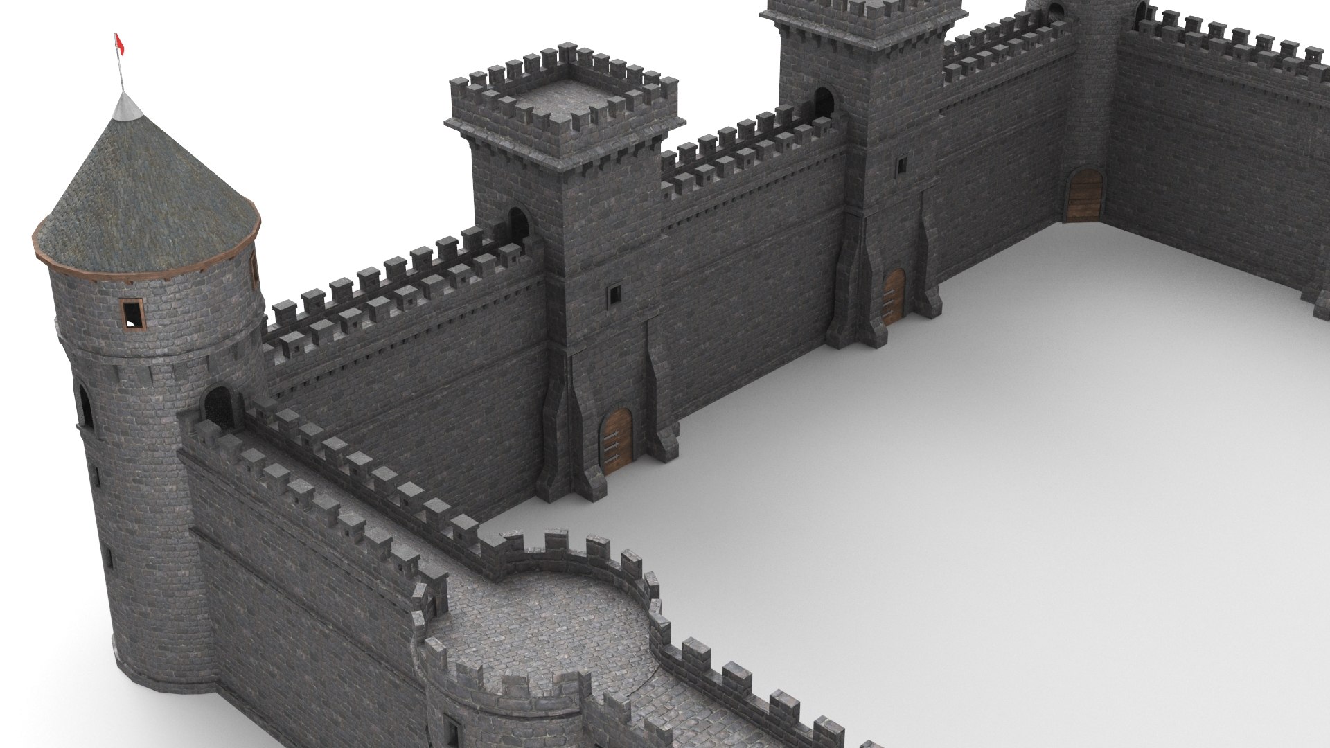 3D Real Castle - TurboSquid 1439141