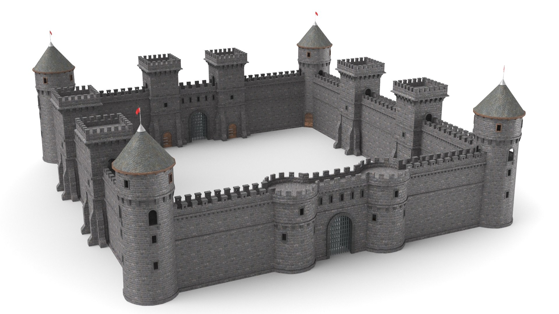 3D Real Castle - TurboSquid 1439141