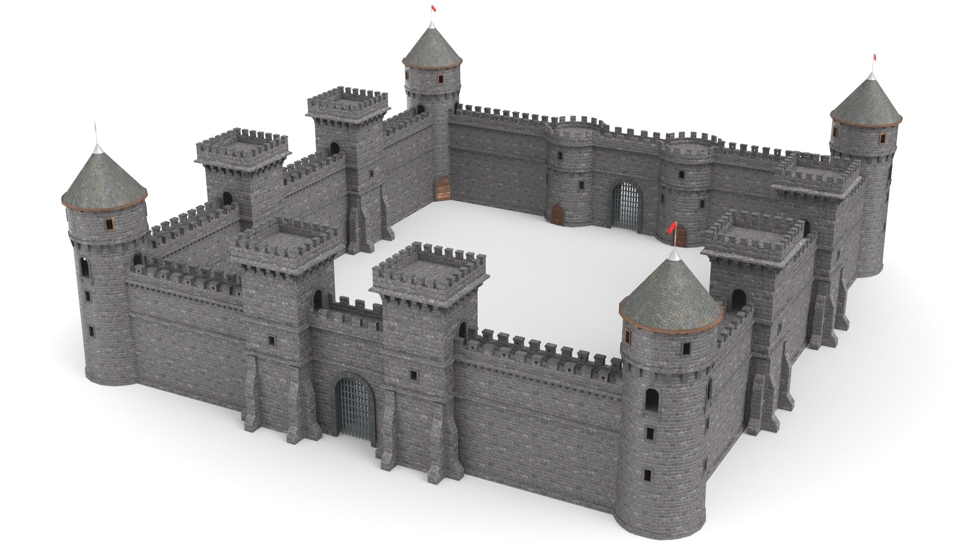 3D Real Castle - TurboSquid 1439141