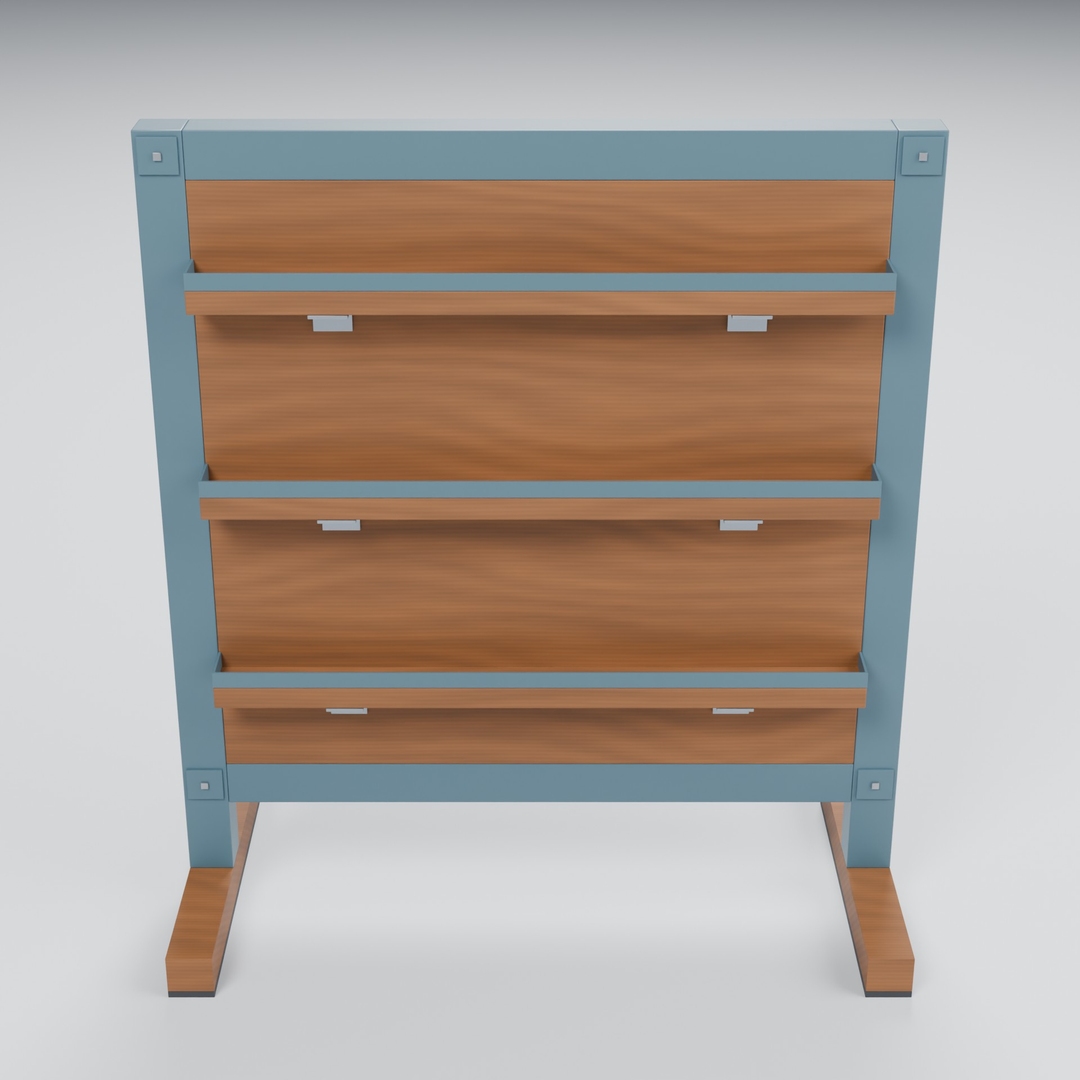 Freestanding Display Board with Wood Ledges - 800 x 400 x 900 mm model https://p.turbosquid.com/ts-thumb/eP/qG2fuj/OW/turntable/jpg/1788944467/1920x1080/turn_fit_q99/4f8fc97ada38db1677a5898a0540f6adef65260b/turntable-1.jpg