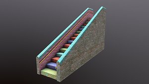 Old Colorful Stairs