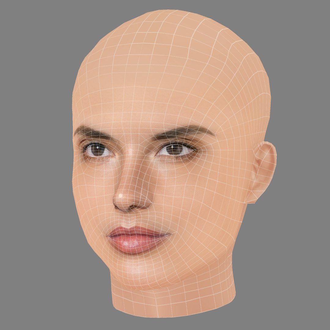 3D model Alessandra Ambrosio Head - No Hair - Low poly head for game https://p.turbosquid.com/ts-thumb/eP/u2lqUn/8A/09/png/1762859392/1920x1080/fit_q87/d2888079937d302e6bd22d633e77d2b54416416e/09.jpg