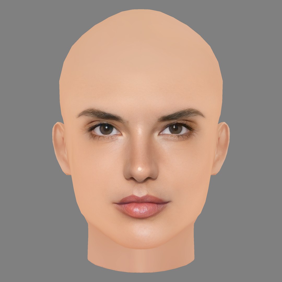 3D model Alessandra Ambrosio Head - No Hair - Low poly head for game https://p.turbosquid.com/ts-thumb/eP/u2lqUn/nw/02/png/1762859387/1920x1080/fit_q87/0f4c64b4b8ca4b695fdc6c4819708b9e45aeb8cf/02.jpg