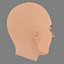 Alessandra Ambrosio Head - No Hair - Low poly head for game