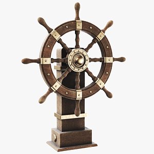 Detailed Ship Wheel