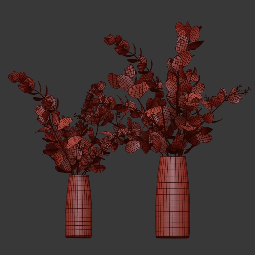 Eucalyptus Bouquet 3D Model - TurboSquid 1569475