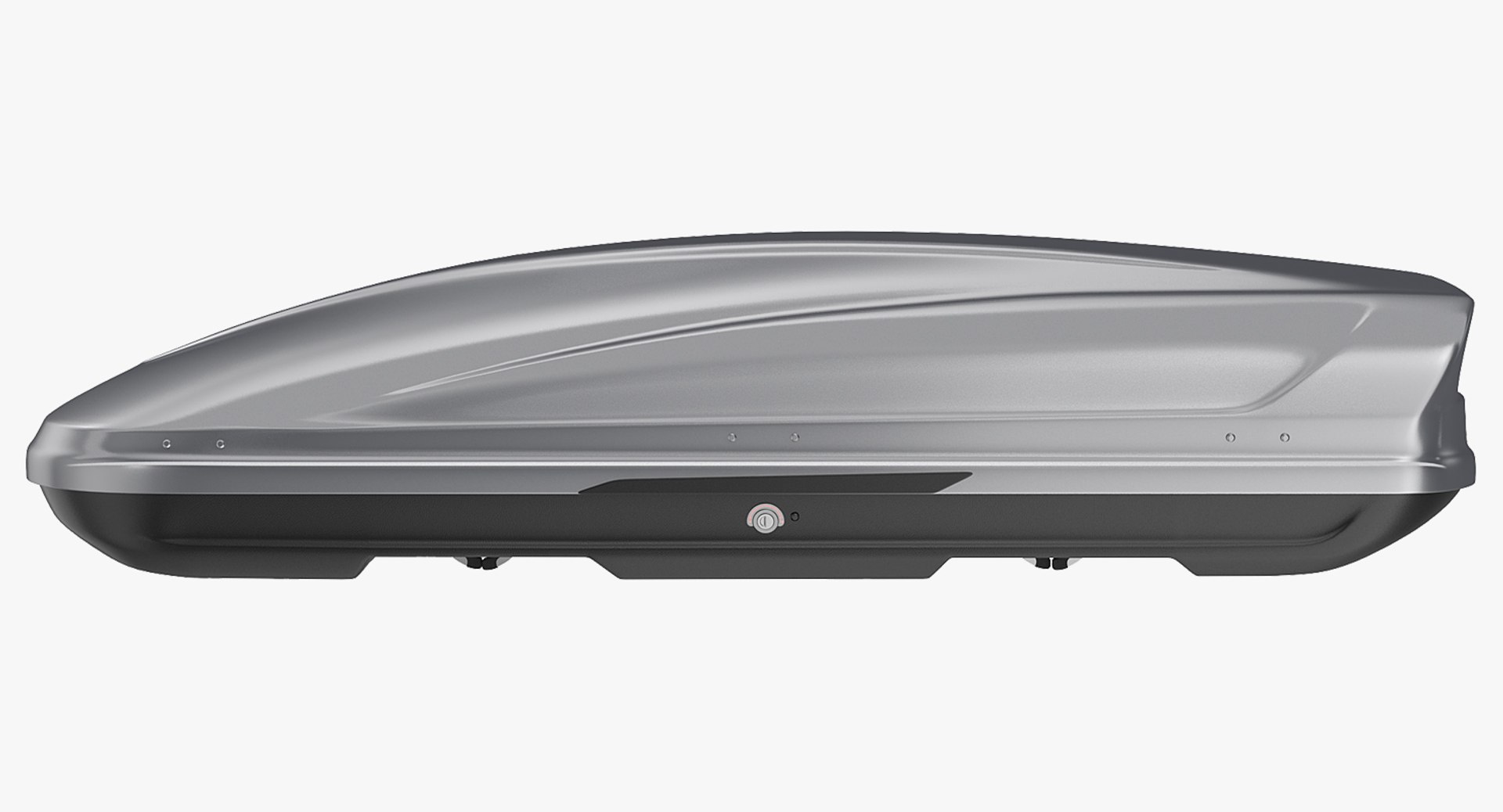 Car roofbox silver generic 3D model TurboSquid 1298216