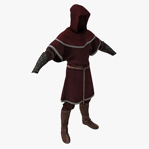 medieval clothes 3 3d model