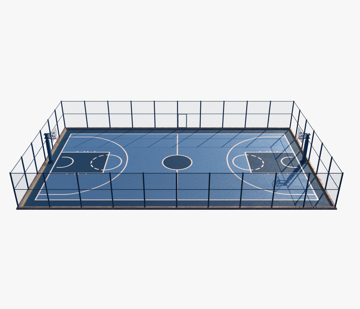 3D Basketball Court Outdoor - TurboSquid 1445721