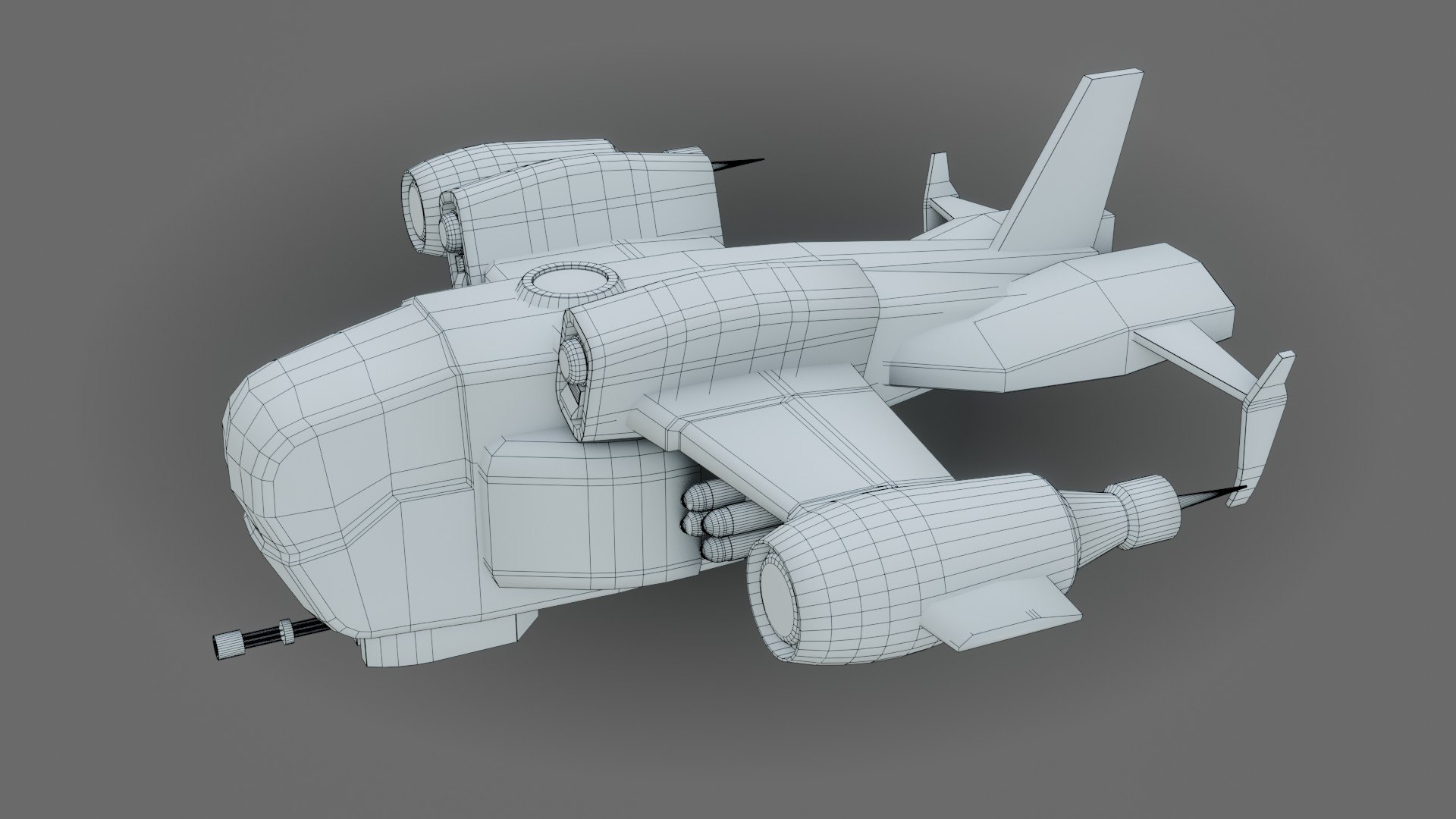 3D model Sci-Fi Drop Ship - Low Poly - Game Ready - PBR https://p.turbosquid.com/ts-thumb/eQ/Bxk1Dq/KG/wire_0002/jpg/1657814613/1920x1080/fit_q87/8386ceb2cb402cdee3ef7bc05a9a1632316bb5c7/wire_0002.jpg