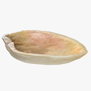 3D Empty Pistachio Shell 02 Raw Scan