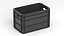 Portable Plastic Crate Bundle 3D