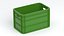 Portable Plastic Crate Bundle 3D