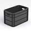 Portable Plastic Crate Bundle 3D