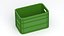 Portable Plastic Crate Bundle 3D