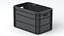 Portable Plastic Crate Bundle 3D