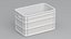 Portable Plastic Crate Bundle 3D