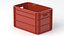Portable Plastic Crate Bundle 3D