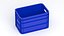 Portable Plastic Crate Bundle 3D