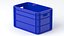 Portable Plastic Crate Bundle 3D