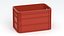 Portable Plastic Crate Bundle 3D