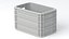 Portable Plastic Crate Bundle 3D