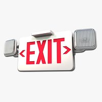 Emergency Exit Sign