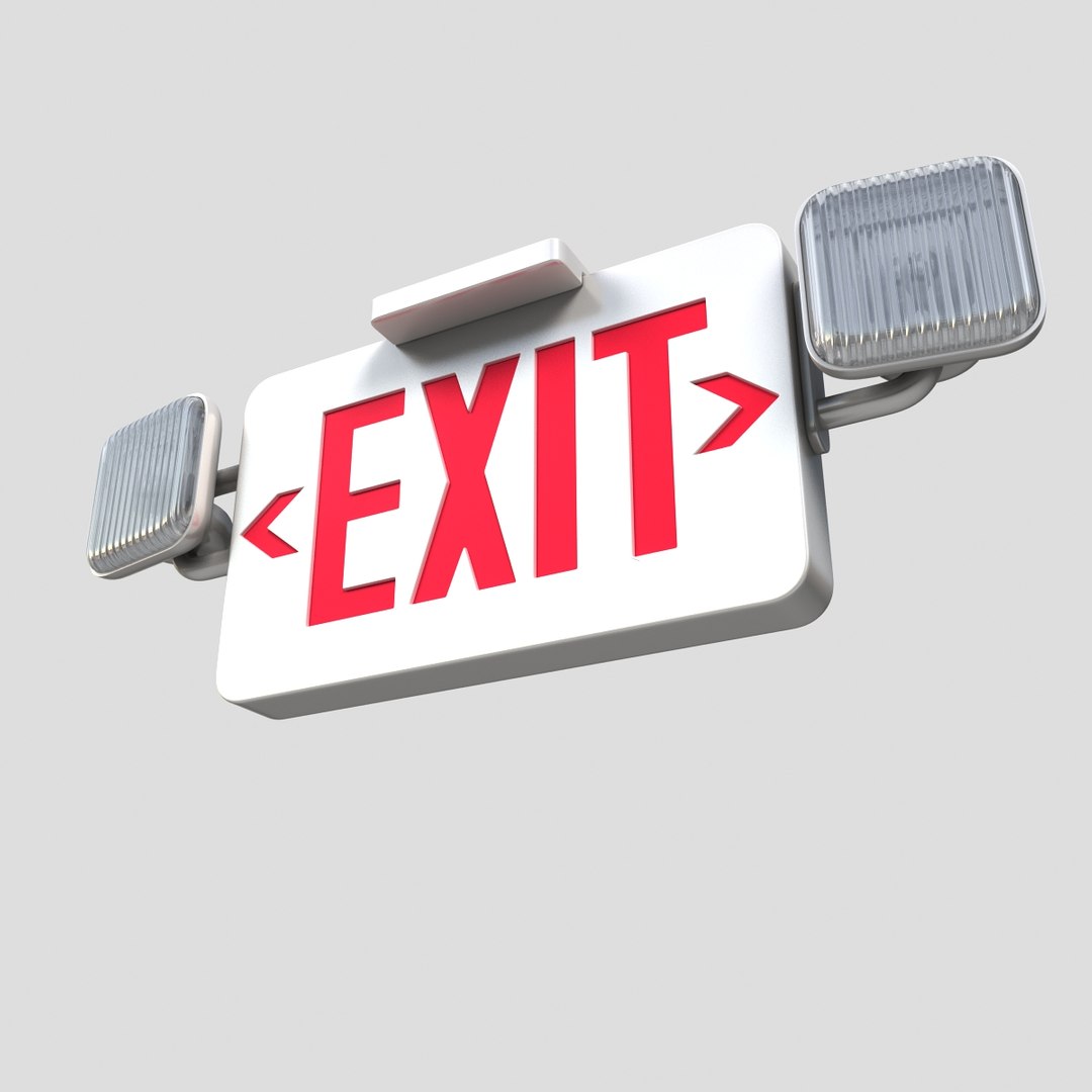 exit sign lighting model